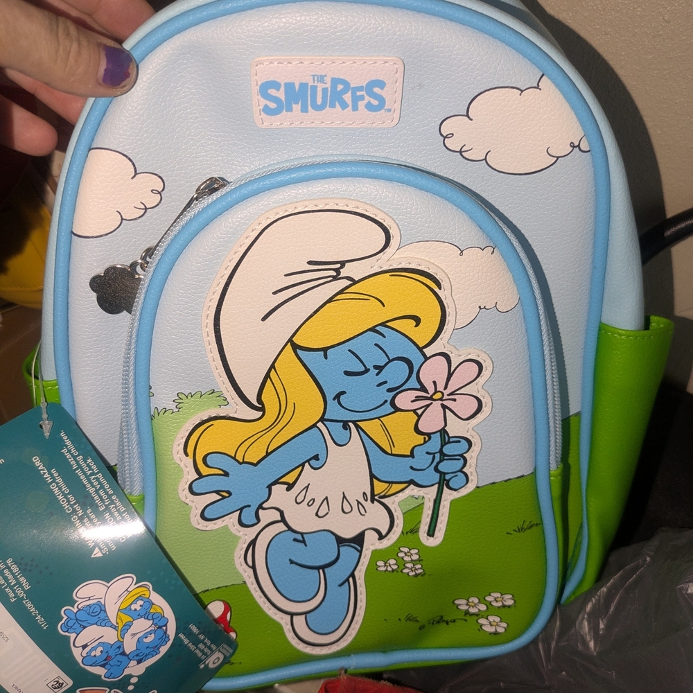 Blue and Green Kids Backpack